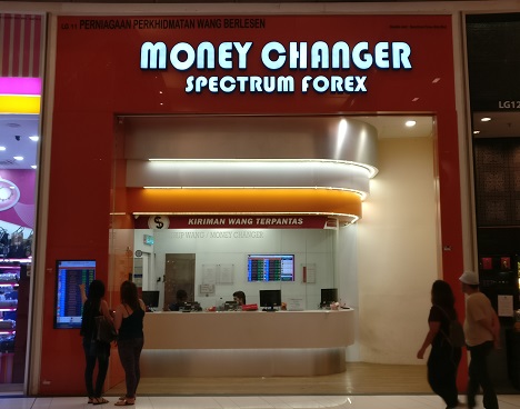 Money changer one utama